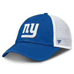 New York Giants Vintage Trucker Adjustable Hat Royal/White