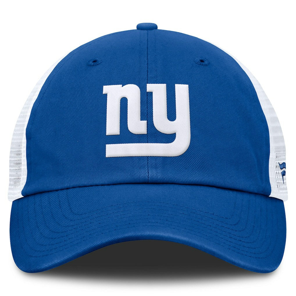 New York Giants Vintage Trucker Adjustable Hat Royal/White