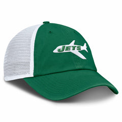 New York Jets Vintage Trucker Adjustable Hat Kelly Green/White