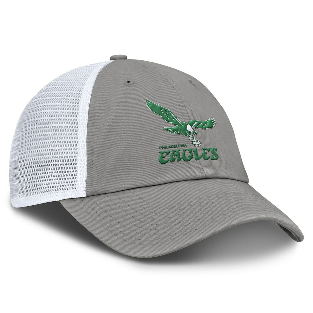Philadelphia Eagles Vintage Trucker Adjustable Hat Gray/White