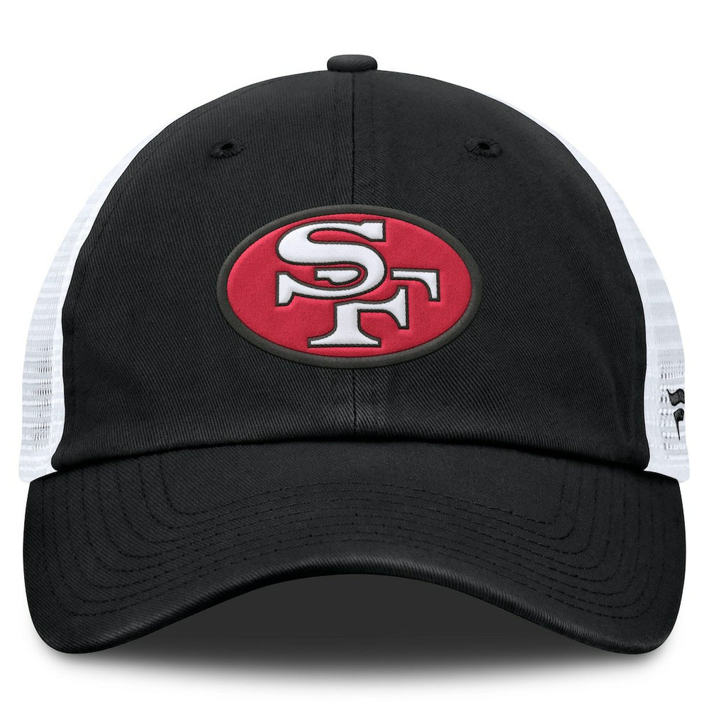 San Francisco 49ers Basic Vintage Trucker Adjustable Hat Black/White