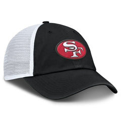 San Francisco 49ers Basic Vintage Trucker Adjustable Hat Black/White