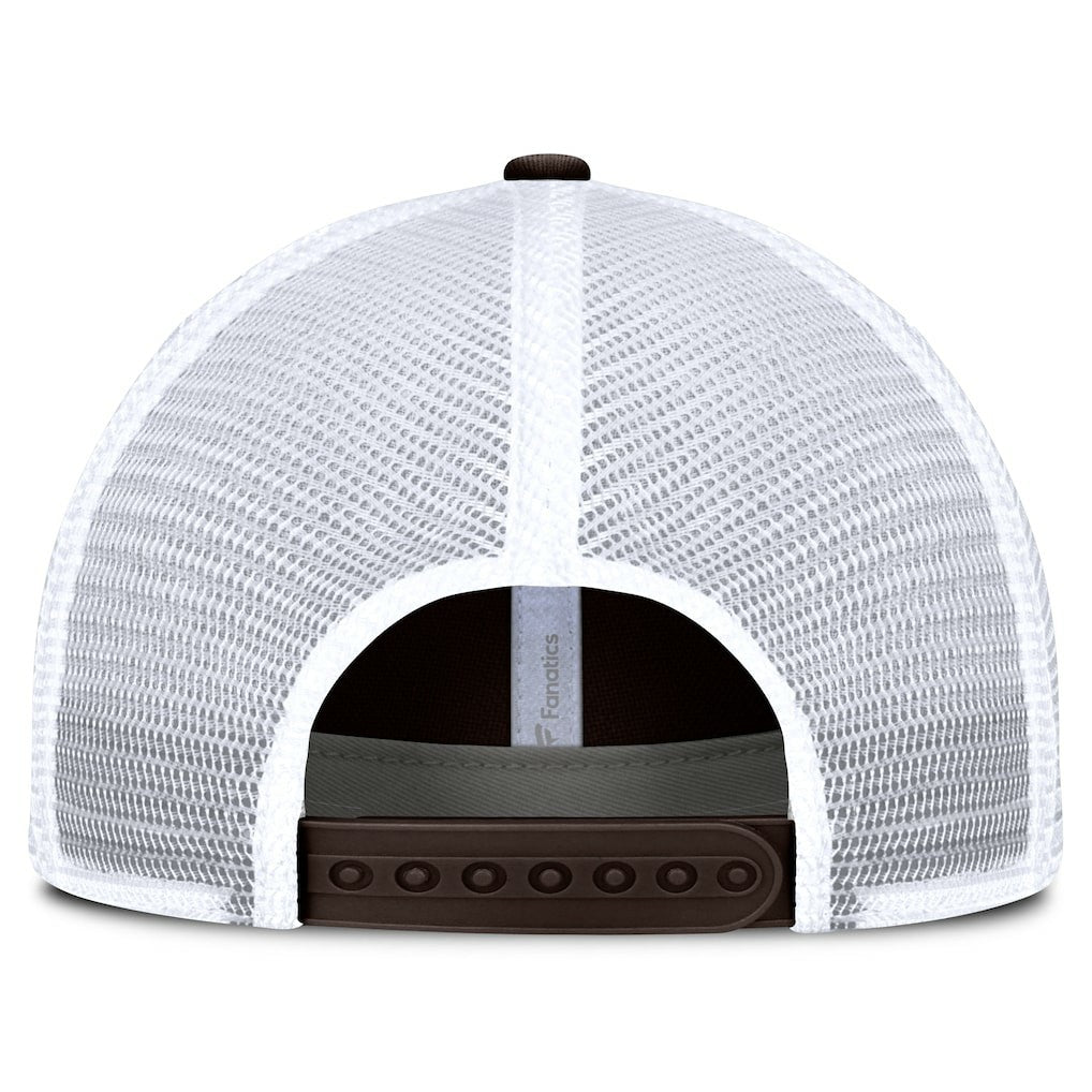 Cleveland Browns Vintage Trucker Adjustable Hat Brown/White