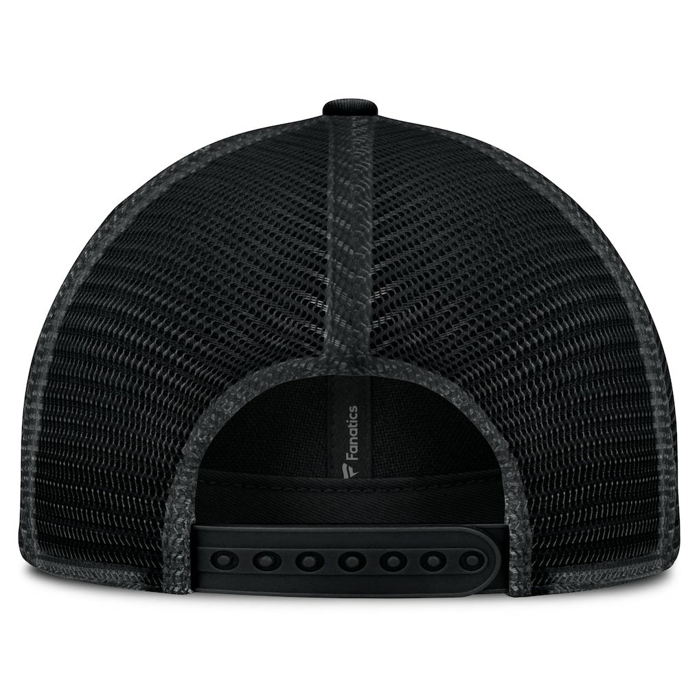 Las Vegas Raiders Basic Black on Black Trucker Adjustable Hat