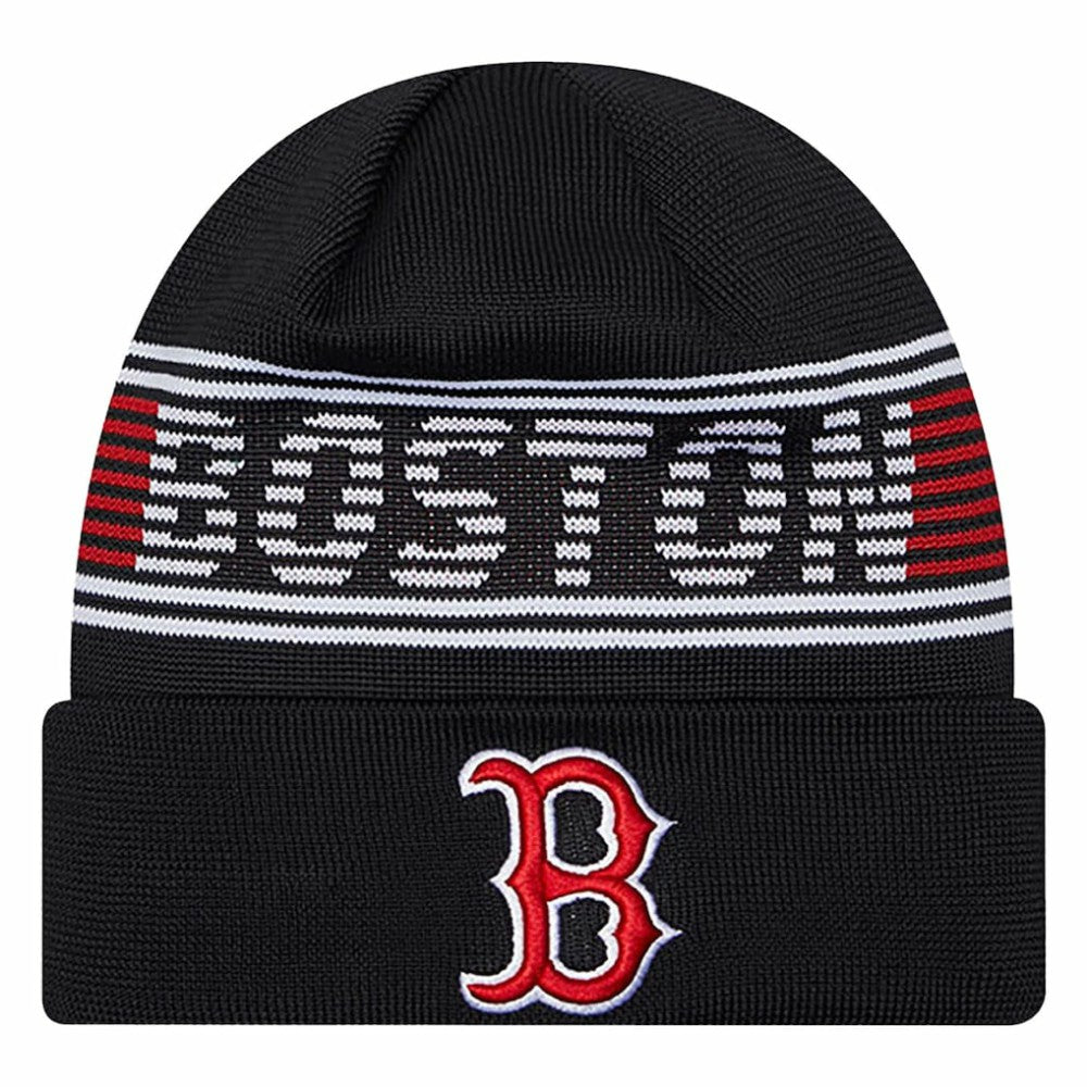 Boston Red Sox New Era Authentic Collection Cuffed Knit Hat - Navy Hats
