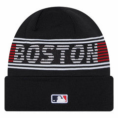 Boston Red Sox New Era Authentic Collection Cuffed Knit Hat - Navy Hats