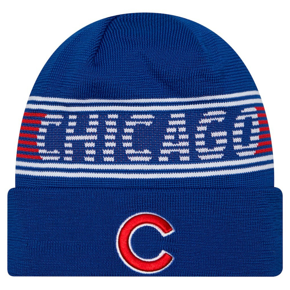 Chicago Cubs New Era Authentic Collection Cuffed Knit Hat - Royal Hats