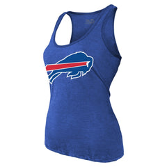 Josh Allen Buffalo Bills Majestic Threads Women's Name & Number Tri-Blend Tank Top Royal