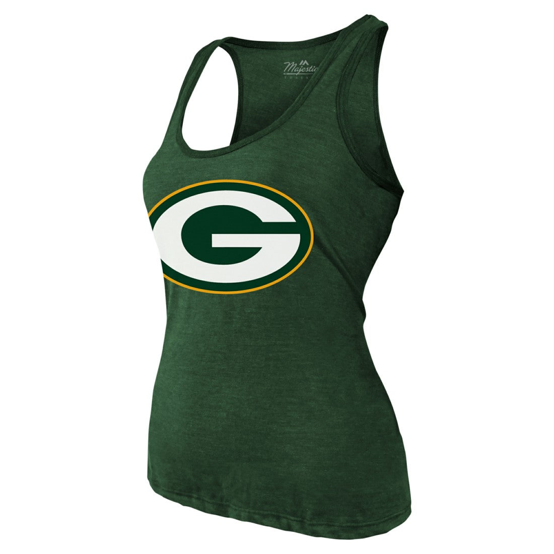 Jordan Love Green Bay Packers Majestic Threads Women's Name & Number Tri-Blend Tank Top Green