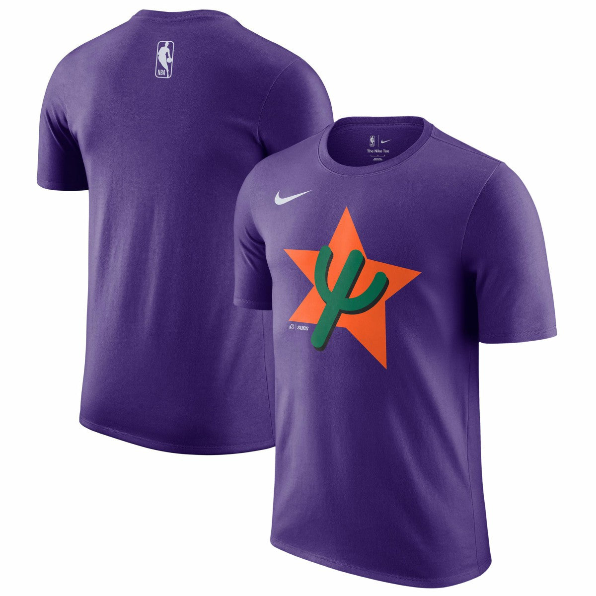 Phoenix Suns 2024/25 City Edition Essential Logo T-Shirt Purple