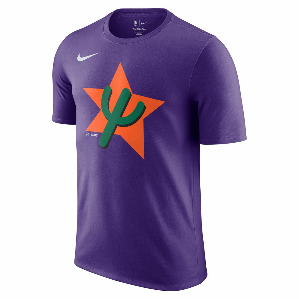 Phoenix Suns 2024/25 City Edition Essential Logo T-Shirt Purple