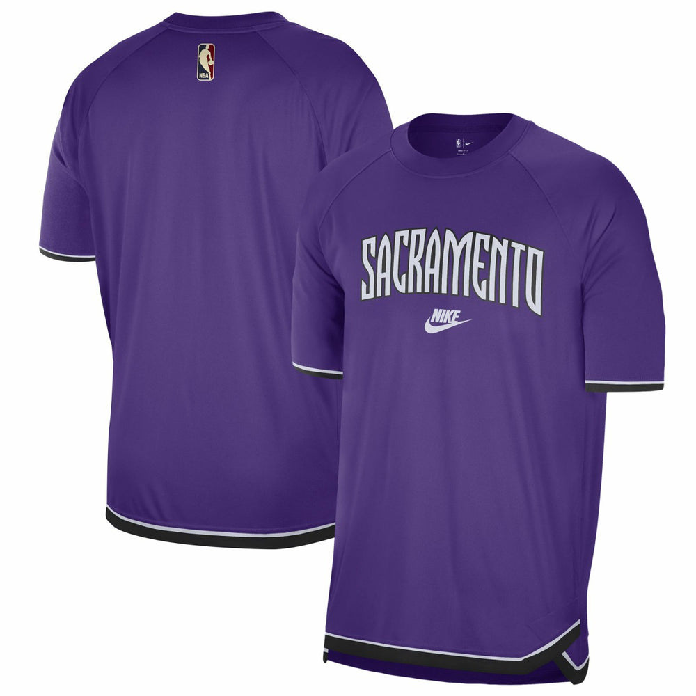 Sacramento Kings 2024/25 Classic Edition Pregame Shooting T-Shirt Purple