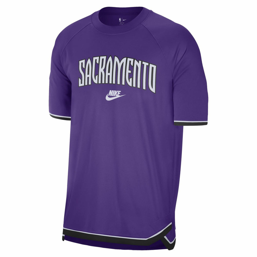 Sacramento Kings 2024/25 Classic Edition Pregame Shooting T-Shirt Purple
