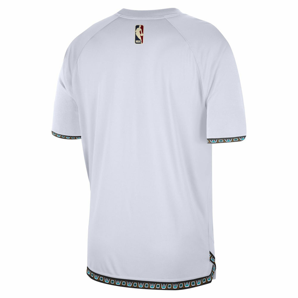 Memphis Grizzlies 2024/25 Classic Edition Pregame Shooting T-Shirt White
