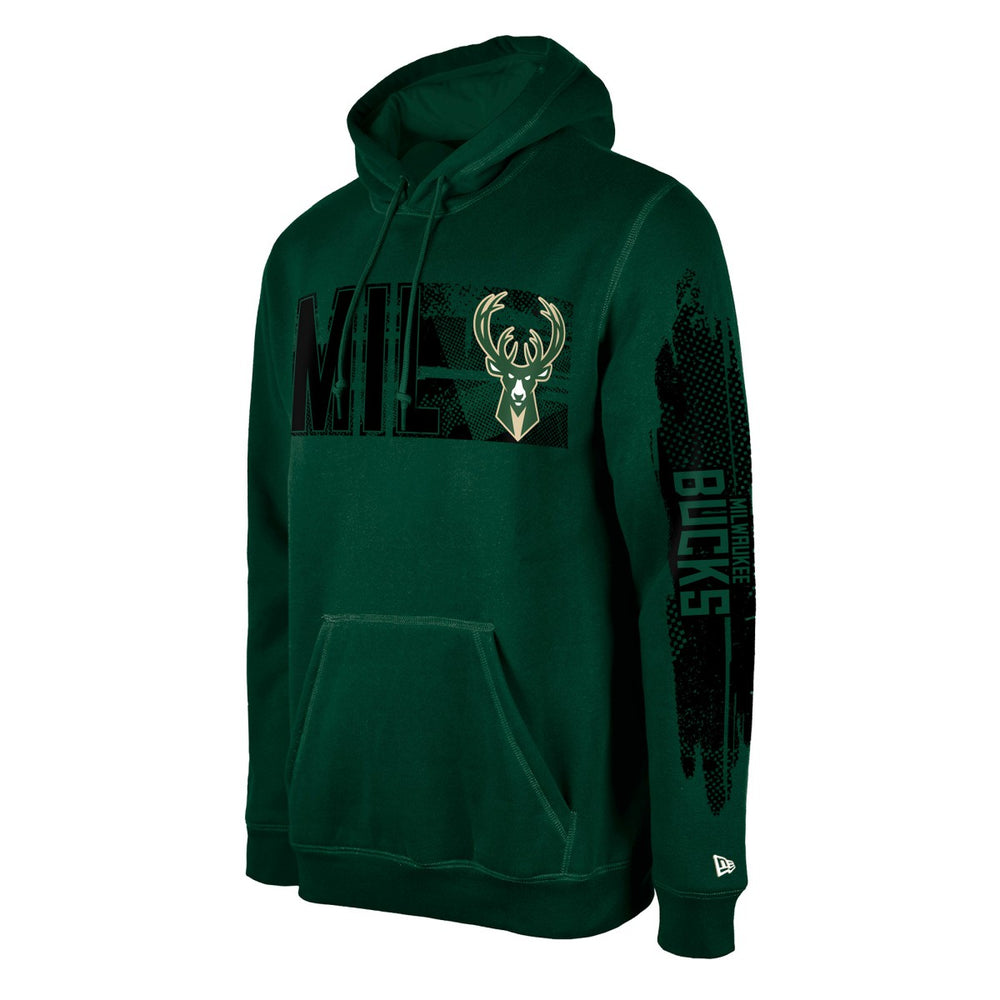 Milwaukee Bucks Tip-Off Collection Pullover Hoodie Hunter Green