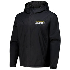 Jacksonville Jaguars Dunbrooke Tropic Waterproof Packable Full-Zip Hoodie Jacket  Black