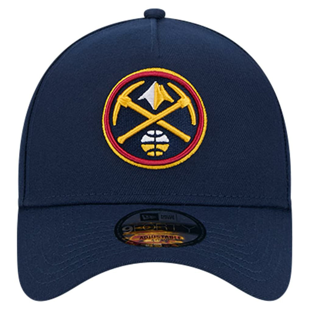Denver Nuggets A-Frame 9FORTY Adjustable Hat Navy