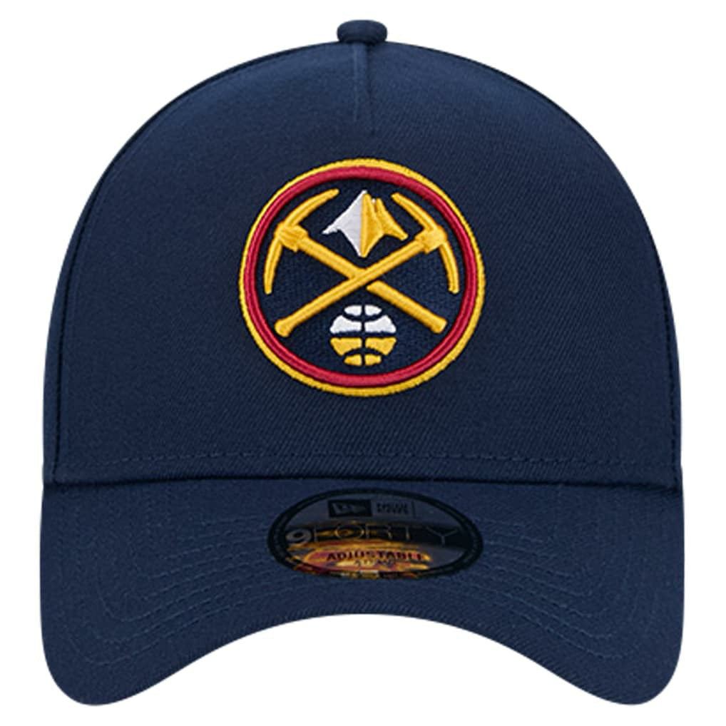 Denver Nuggets A-Frame 9FORTY Adjustable Hat Navy