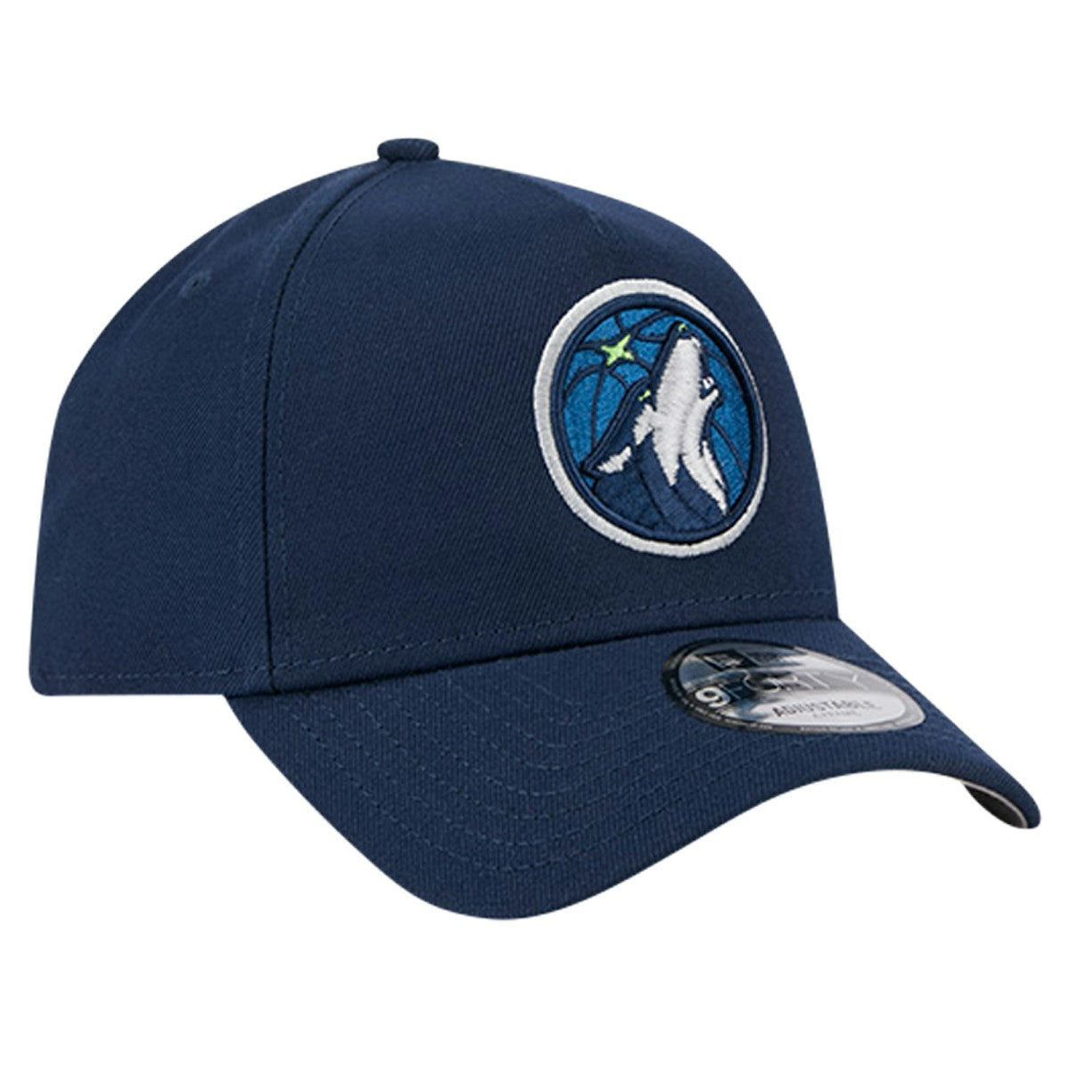 Minnesota Timberwolves A-Frame 9FORTY Adjustable Hat Navy