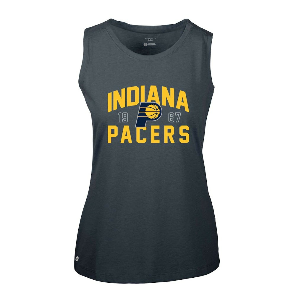 Indiana Pacers Levelwear Women's Macy Tank Top Navy