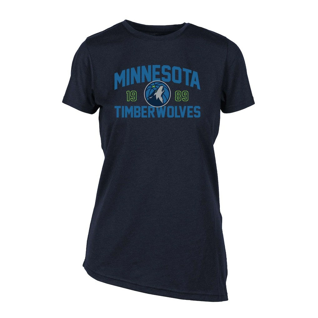 Minnesota Timberwolves Levelwear Women's Birch T-Shirt Navy