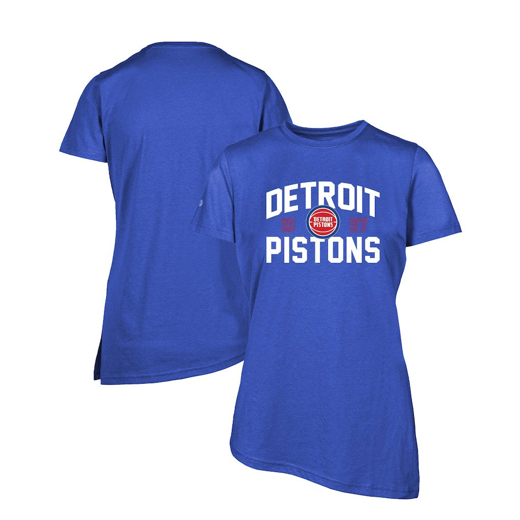 Detroit Pistons Levelwear Women's Birch T-Shirt Blue