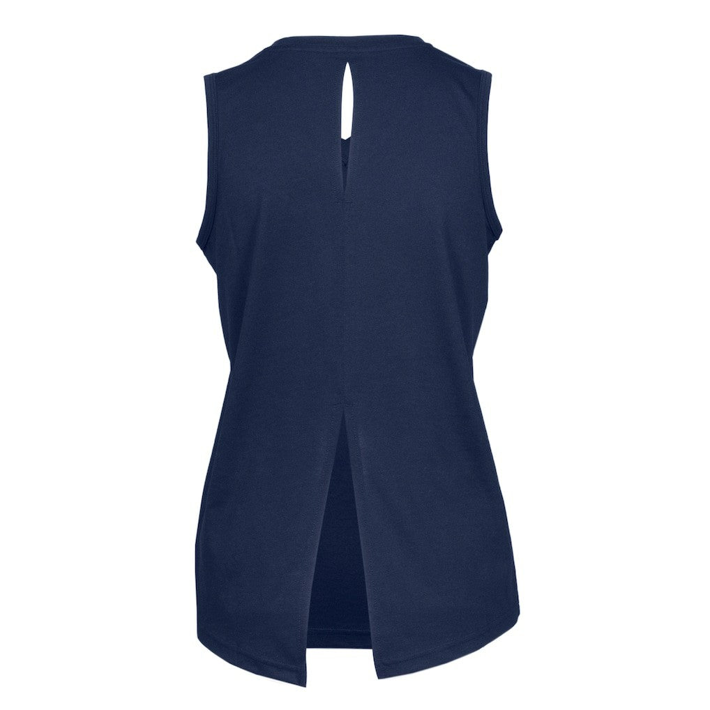 Denver Nuggets Levelwear Women's Paisley Core V-Neck Tank Top Navy