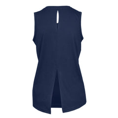 Denver Nuggets Levelwear Women's Paisley Core V-Neck Tank Top Navy