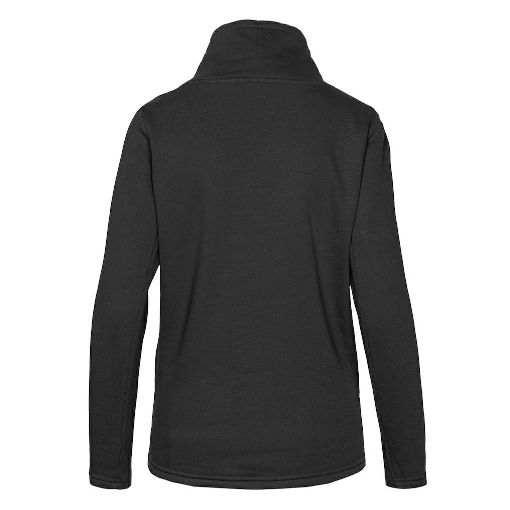 Boston Celtics Levelwear Women's Loop Core Funnel Neck Pullover Sweatshirt Black