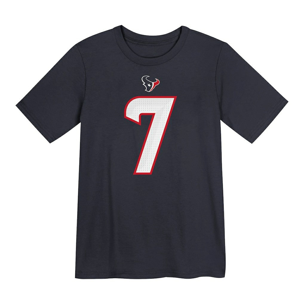 C.J. Stroud Houston Texans Preschool Player Name & Number T-Shirt Navy