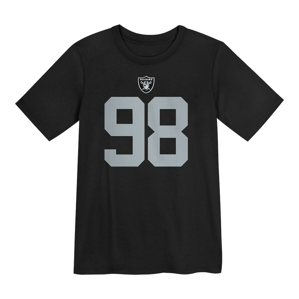 Maxx Crosby Las Vegas Raiders Preschool Player Name & Number T-Shirt Black