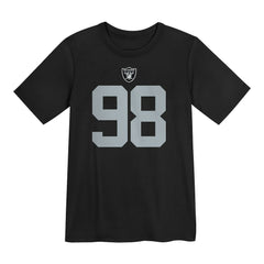 Maxx Crosby Las Vegas Raiders Preschool Player Name & Number T-Shirt Black