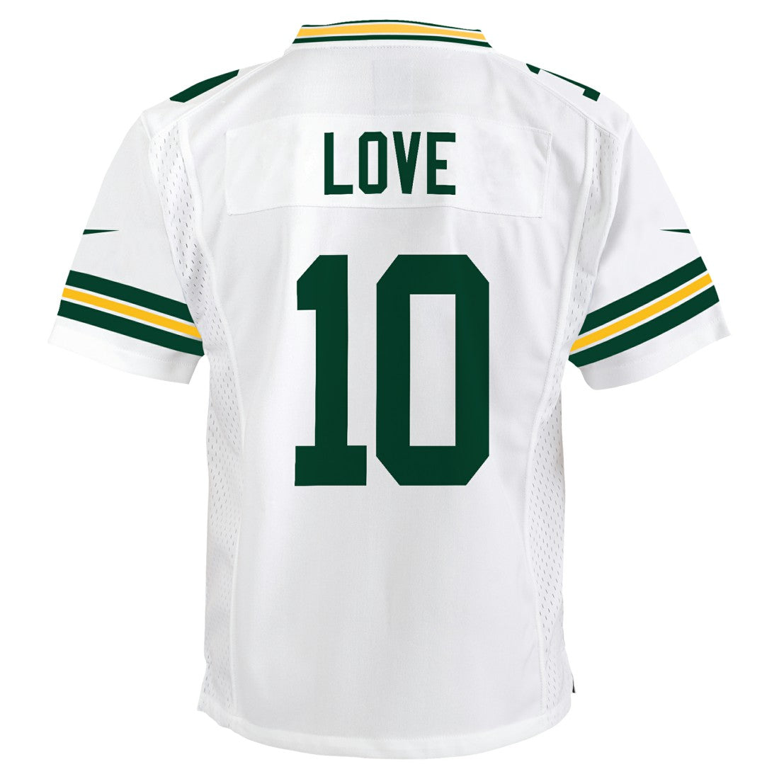 Jordan Love Green Bay Packers Youth Game Jersey White