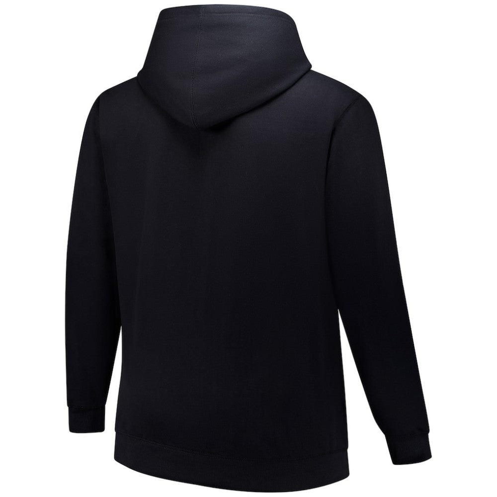 Atlanta Braves   Stack Fleece Pullover Hoodie - Black Hoodies