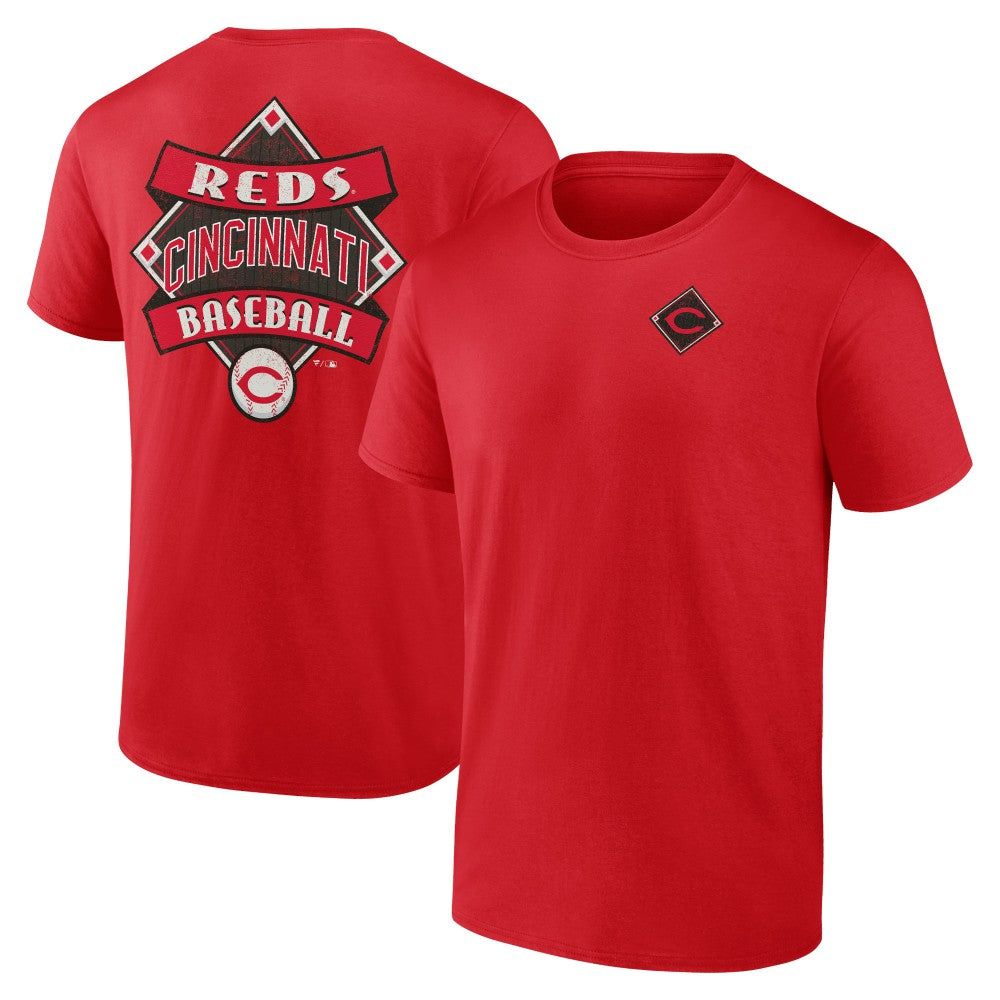Cincinnati Reds Cooperstown Collection Field Play T-Shirt - Red T-shirts