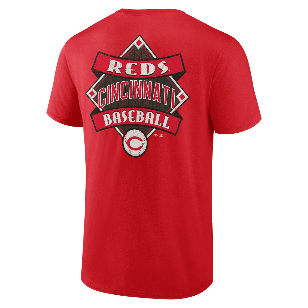 Cincinnati Reds Cooperstown Collection Field Play T-Shirt - Red T-shirts