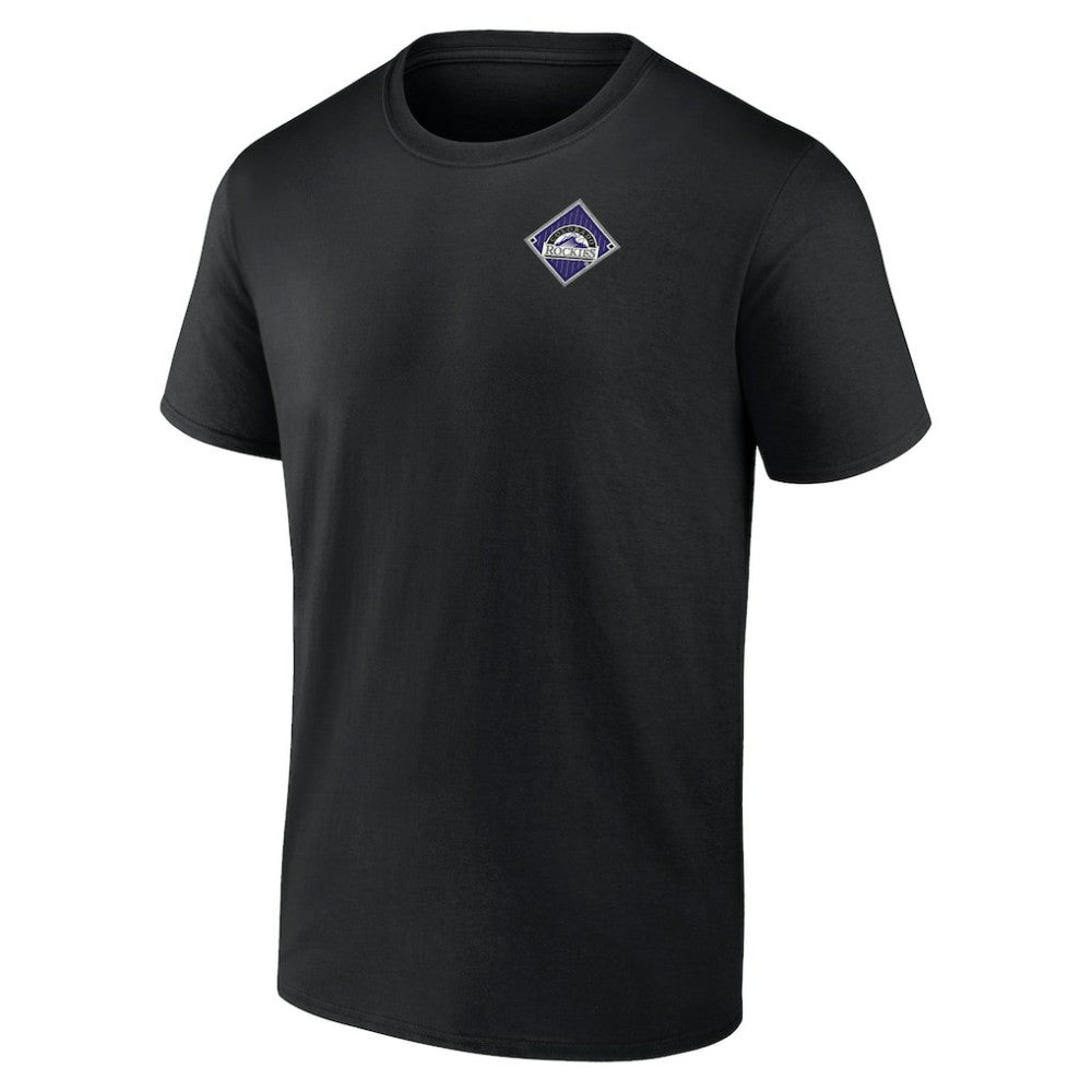 Colorado Rockies Cooperstown Collection Field Play T-Shirt - Black T-shirts