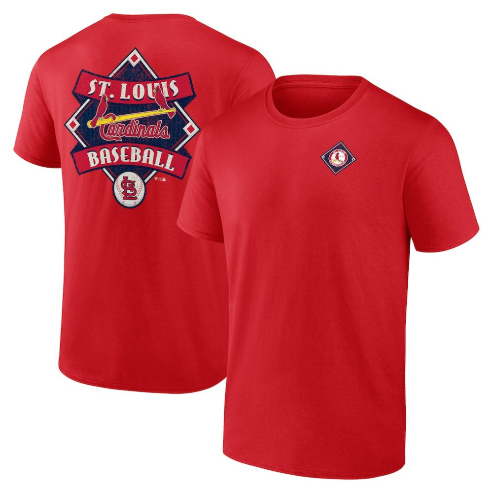 St. Louis Cardinals Cooperstown Collection Field Play T-Shirt - Red T-shirts