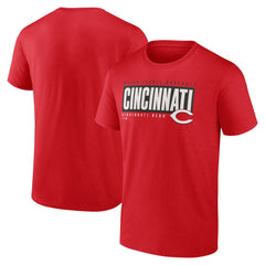 Cincinnati Reds Blocked Out T-Shirt - Red T-shirts