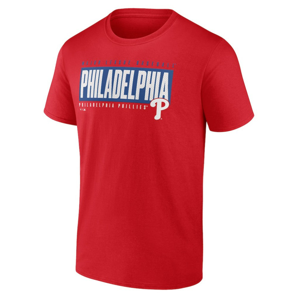 Philadelphia Phillies Blocked Out T-Shirt - Red T-shirts