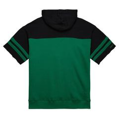 New York Jets Off Field Vintage Logo Short Sleeve Pullover Hoodie Kelly Green