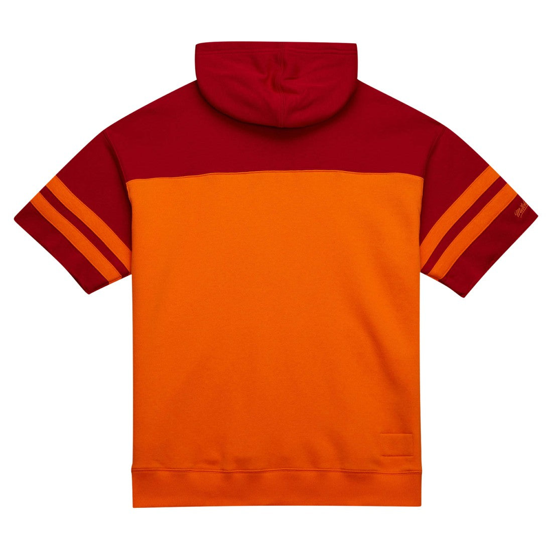 Tampa Bay Buccaneers Off Field Vintage Logo Short Sleeve Pullover Hoodie Orange