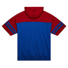 Buffalo Bills Off Field Vintage Logo Short Sleeve Pullover Hoodie Royal