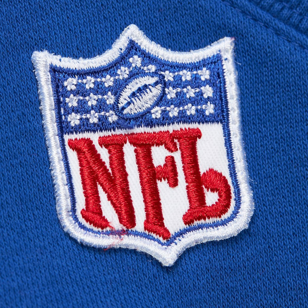 Buffalo Bills Off Field Vintage Logo Short Sleeve Pullover Hoodie Royal
