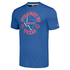 Texas Rangers Homage Hyper Local Tri-Blend T-Shirt - Royal T-shirts