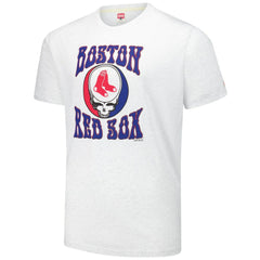 Boston Red Sox Homage Grateful Dead Tri-Blend T-Shirt - Ash T-shirts