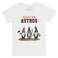 Houston Astros Tiny Turnip Youth Gnomes T-Shirt - White T-shirts