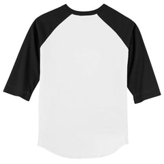 Pittsburgh Pirates Tiny Turnip Youth Triceratops 3/4-Sleeve Raglan T-Shirt - White/Black T-shirts