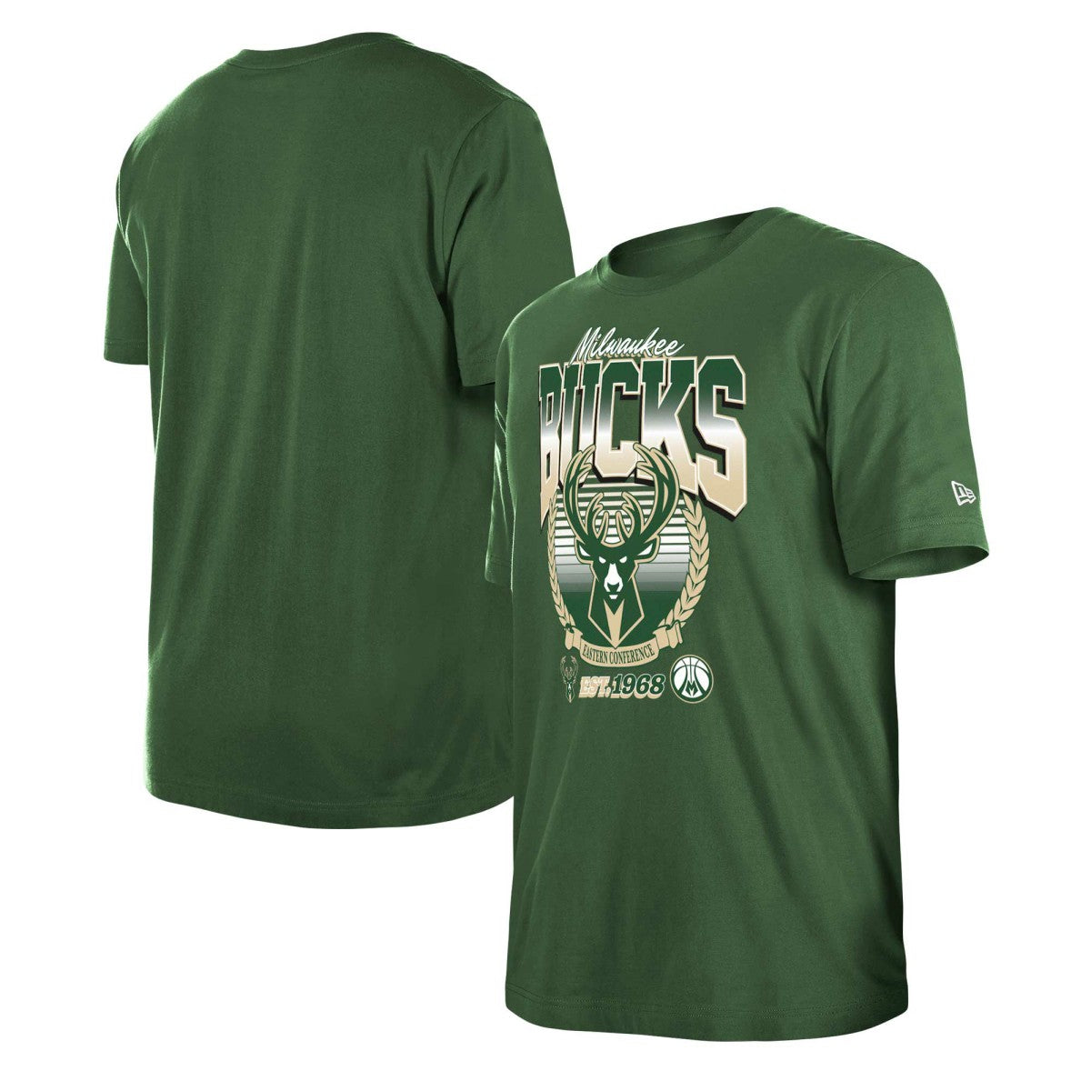 Milwaukee Bucks Unisex Summer Classics T-Shirt Hunter Green