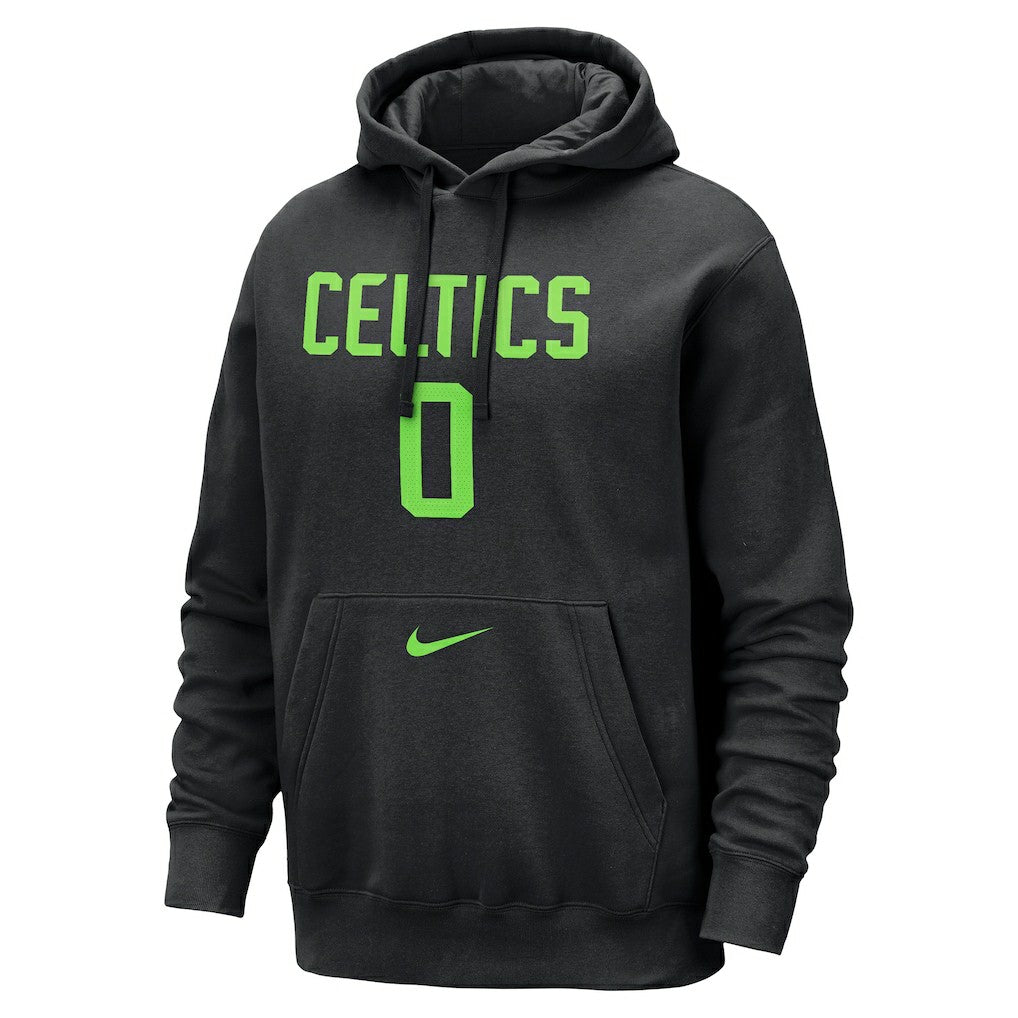 Jayson Tatum Boston Celtics 2024/25 City Edition Name & Number Pullover Hoodie Black